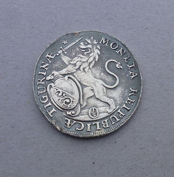 Alle Münzen: Zürich ++ 1/2 Taler 1745 – Gebraucht aus Walkringen von Casablanca777 1