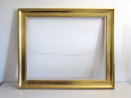 Bilderrahmen antiquarisch gross Gold 112x93cm, DEFEKT!