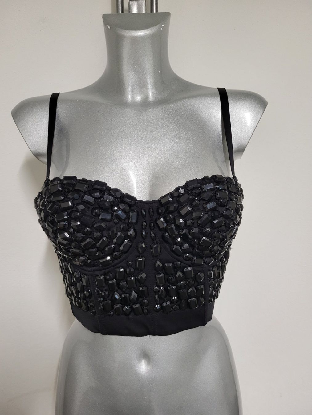 Tops: Bustier with faceted stones – Neu (gemäss Beschreibung) aus Zürich von specific
