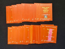 53 Panini FIFA World Cup 2026 Digital Pack Codes – unbenutzt