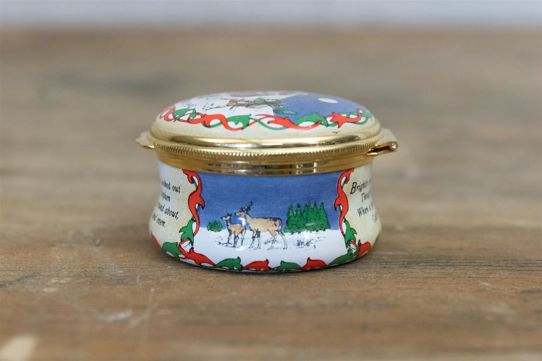 Altro in Decorazioni & Accessori: Halcyon Days 1990 Weihnachtsdose – Usato da Zürich venduto da ZuercherBrockenhaus 4