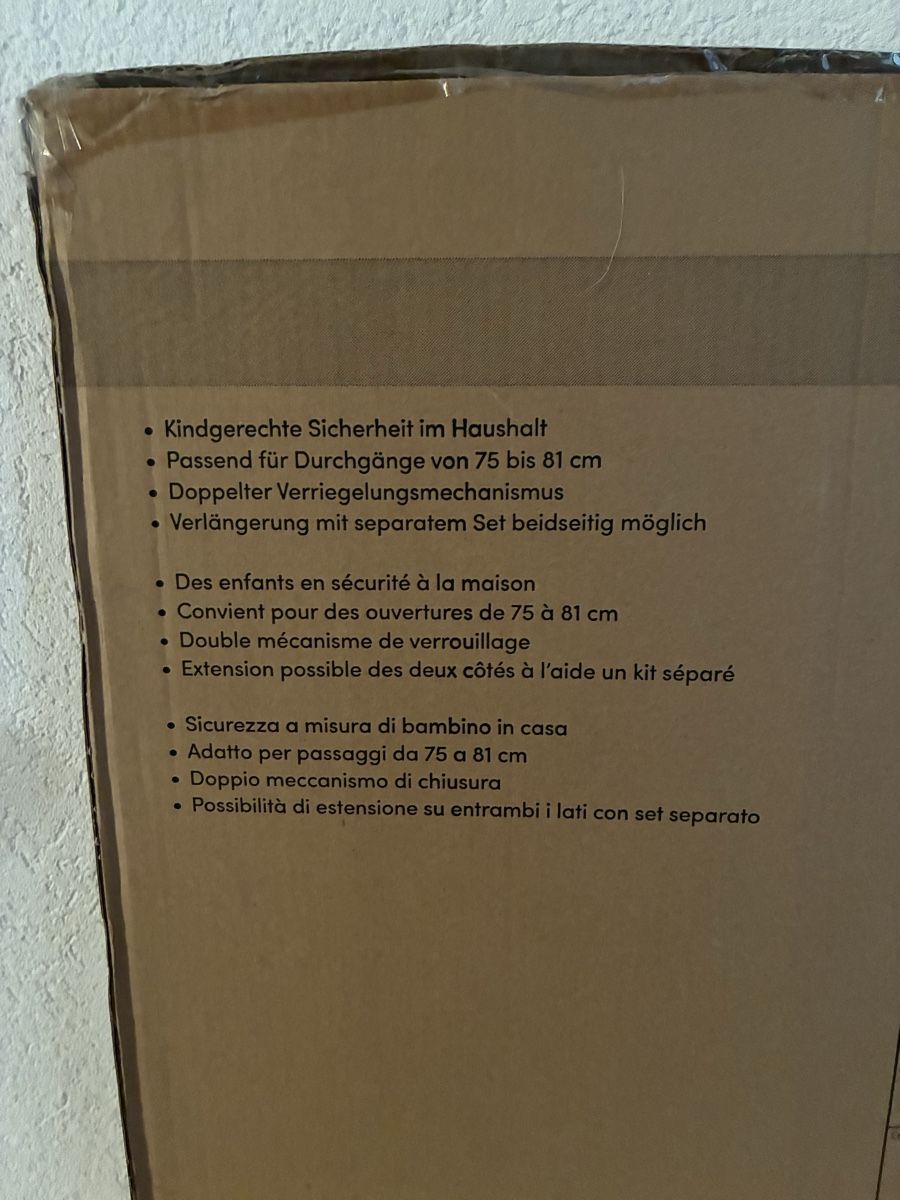 Tutto per la sicurezza: 2 COCON Türgitter 75-81cm +  verlängerung – Nuovo (secondo la descrizione) da Burgdorf venduto da Calvia 3