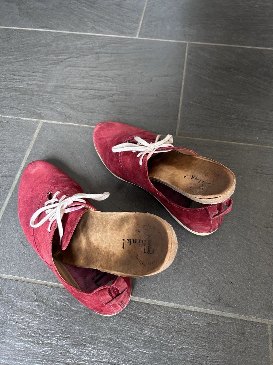 Think Damenschuhe: Sneakers, Think, Echtleder, rot, Gr. 40 – Gebraucht aus Unterkulm von Chipsi0709 3