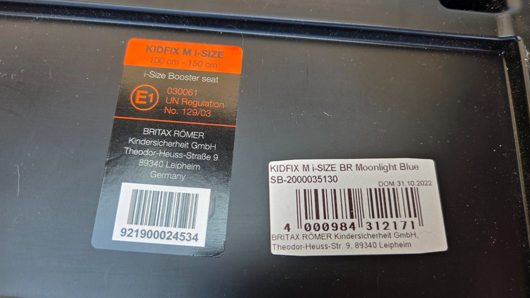 Britax Römer Seggiolini per auto: Kindersitz Britax Römer blau – Usato da Roggliswil venduto da Crosser17 6