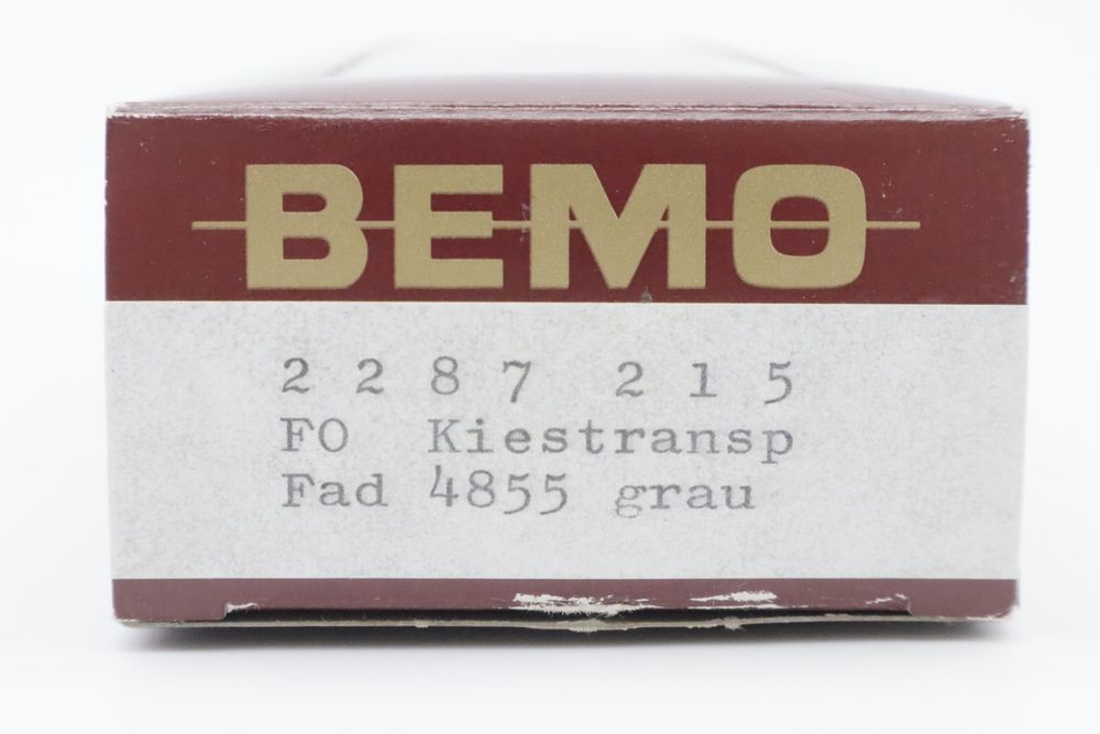 Bemo Modelleisenbahnen: Bemo 2287 215 FO Fad 4855 Kiestransportwagen H0m – Gebraucht aus Basel von Railfun 6