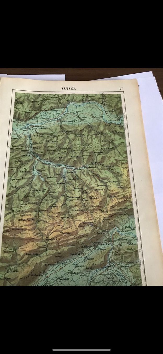 Landkarten & Atlanten: Schulatlas- 1928- Suisse – Gebraucht aus Brügg BE von doppelsalchow 2