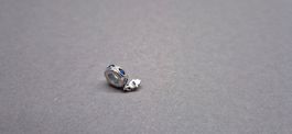 Silber Charm Kugel mit blau mit Auge +Garantie