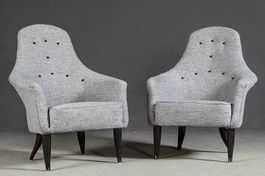 Kerstin Hörlin-Holmqvist, pair of armchairs. Design 1958