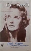 Mona Freeman (1926-2014) Schauspielerin - Autogramm