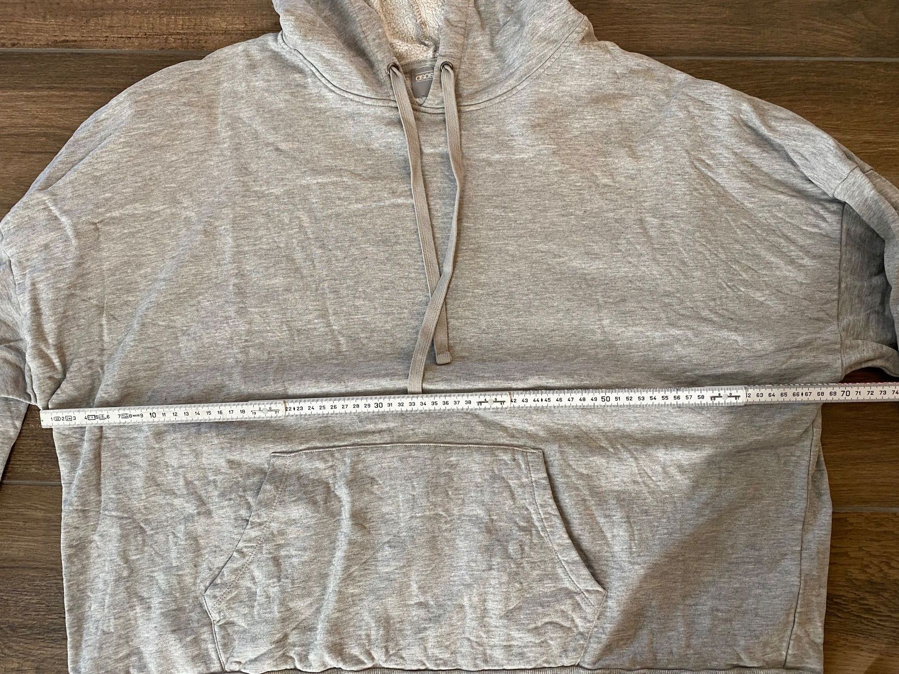 Asos Maglioni & Felpe: Asos Pullover mit Kapuze aus Baumwolle grau Gr. 48 – Usato da Pratteln venduto da a23_j2gs 6