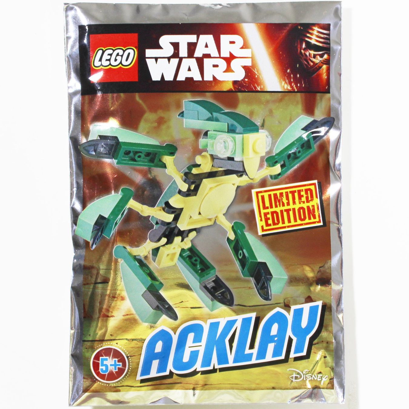 Lego Figuren: LEGO POLYBAG STAR WARS ACKLAY von 2016 !!SELTEN!! – Neu und originalverpackt aus Brüttisellen von