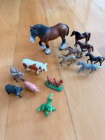 13 Spielzeug-Bauernhoftiere – verschiedene Tiere