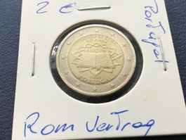 2 Euro Portugal 2007 Rom Vertrag