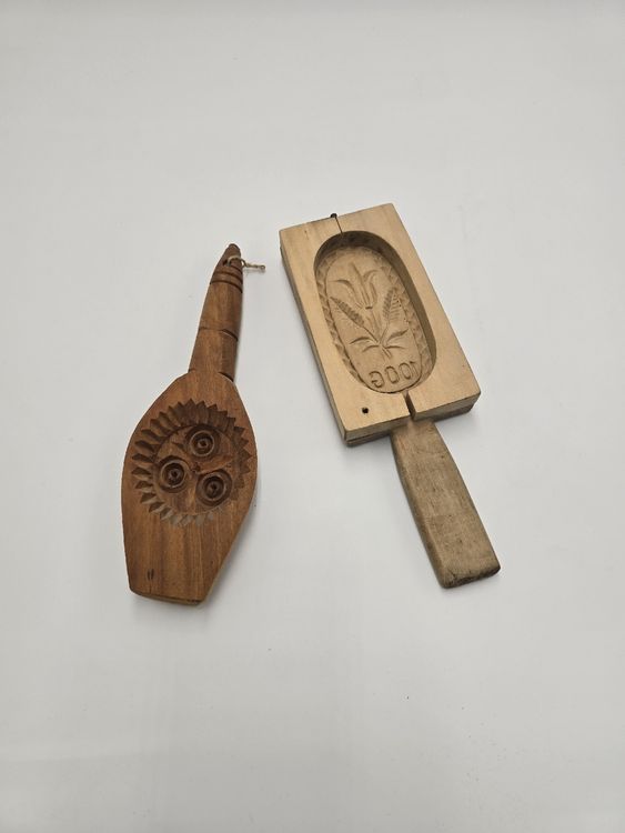 Moules à Biscuits En Bois Sculpté - Motifs Animaux, Fêtes (Noël, Pâques…) - Pour Pâtisserie, Pâte à Sel, Chocolat - 8