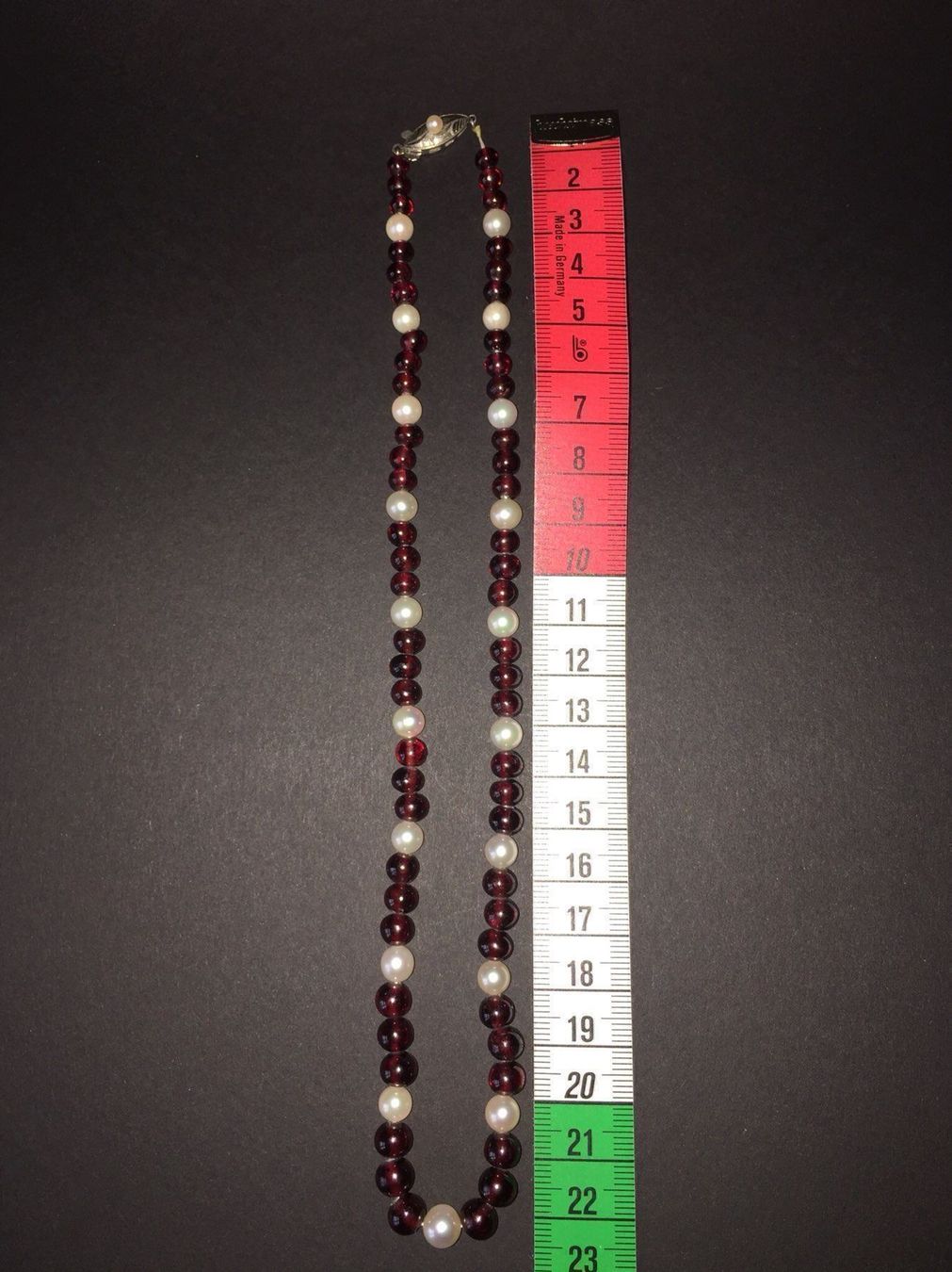 Catenine: Perle/Granat Kette – Nuovo (secondo la descrizione) da Basel venduto da shorthills_2013 2