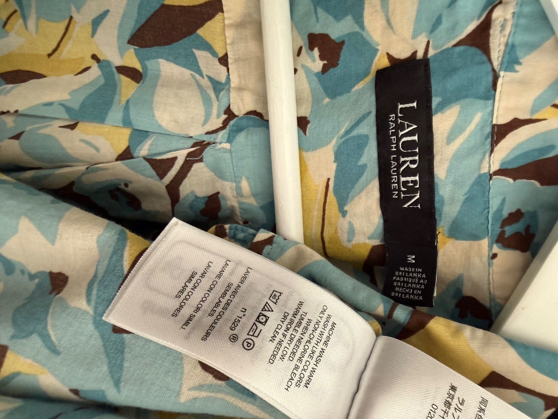 Ralph Lauren Blusen: Ralph Lauren Bluse gemustert, Gr. M – Gebraucht aus Stallikon von Lilly_90 1