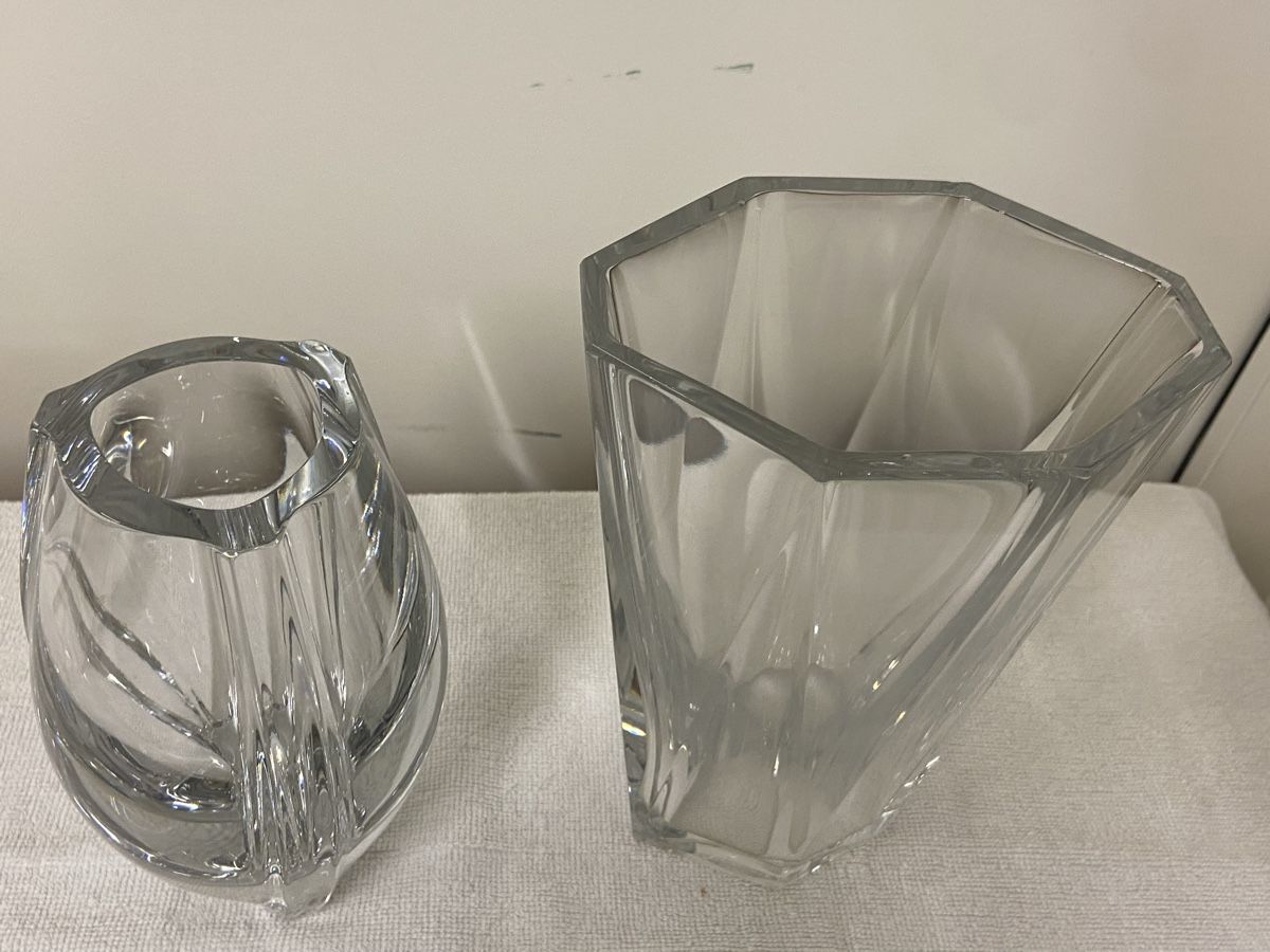 Baccarat Vasi & Recipienti: 2x Baccarat Glas Vase – Usato da Dietikon venduto da brocki-eyra 2