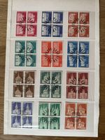 Schweiz - BAUDENKMÄLER 1964-1969 4er Block ET Stempel ohne d