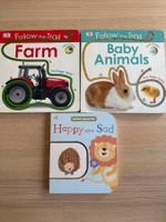 English Book for Kids Follow the Trail  Farm & Baby Animals