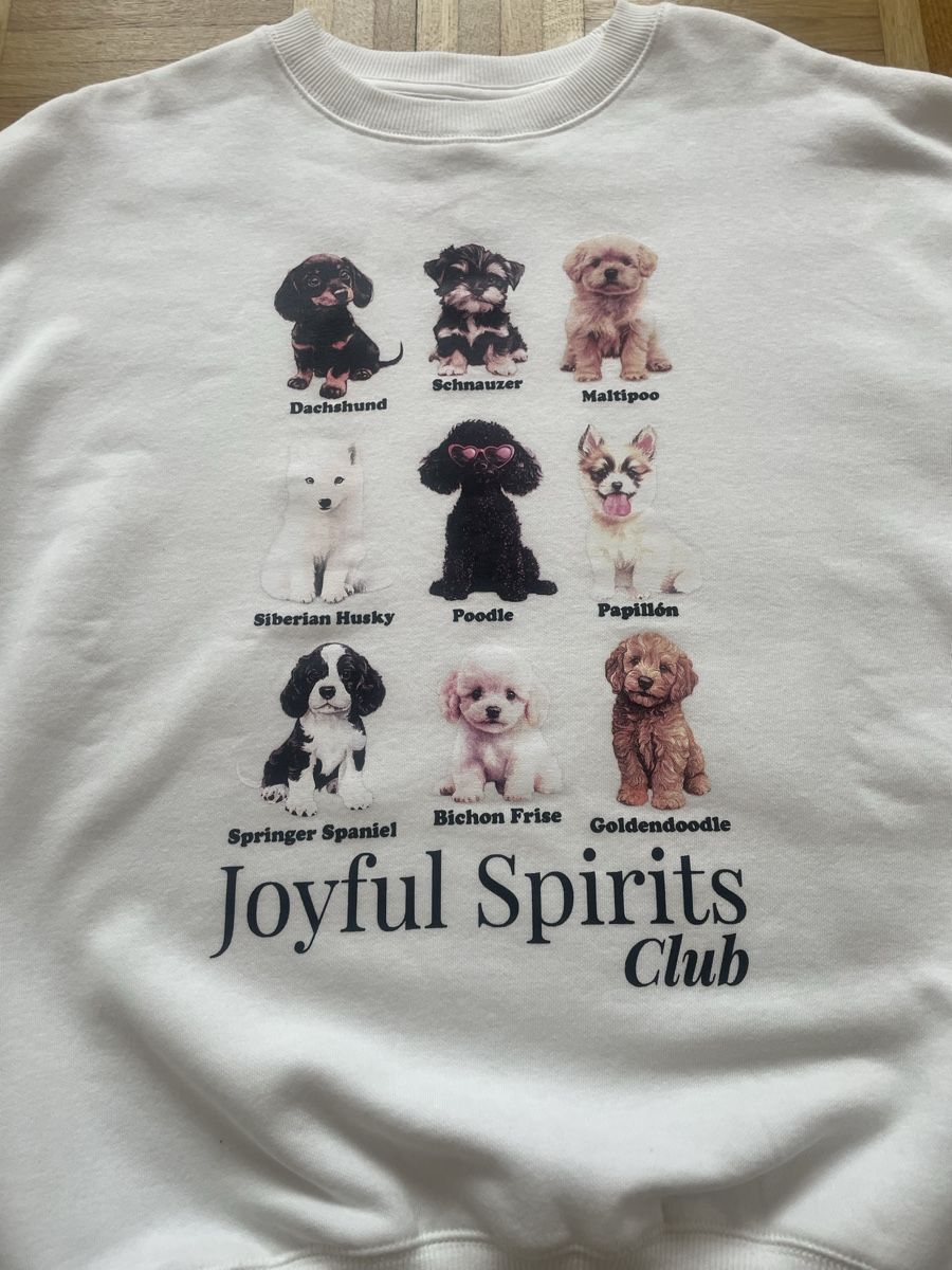 Pullover & Sweatshirts: Weisser Pullover mit Hunde Motiv Grösse 170 neu – Neu und originalverpackt aus Biel/Bienne von Bolagol9 1