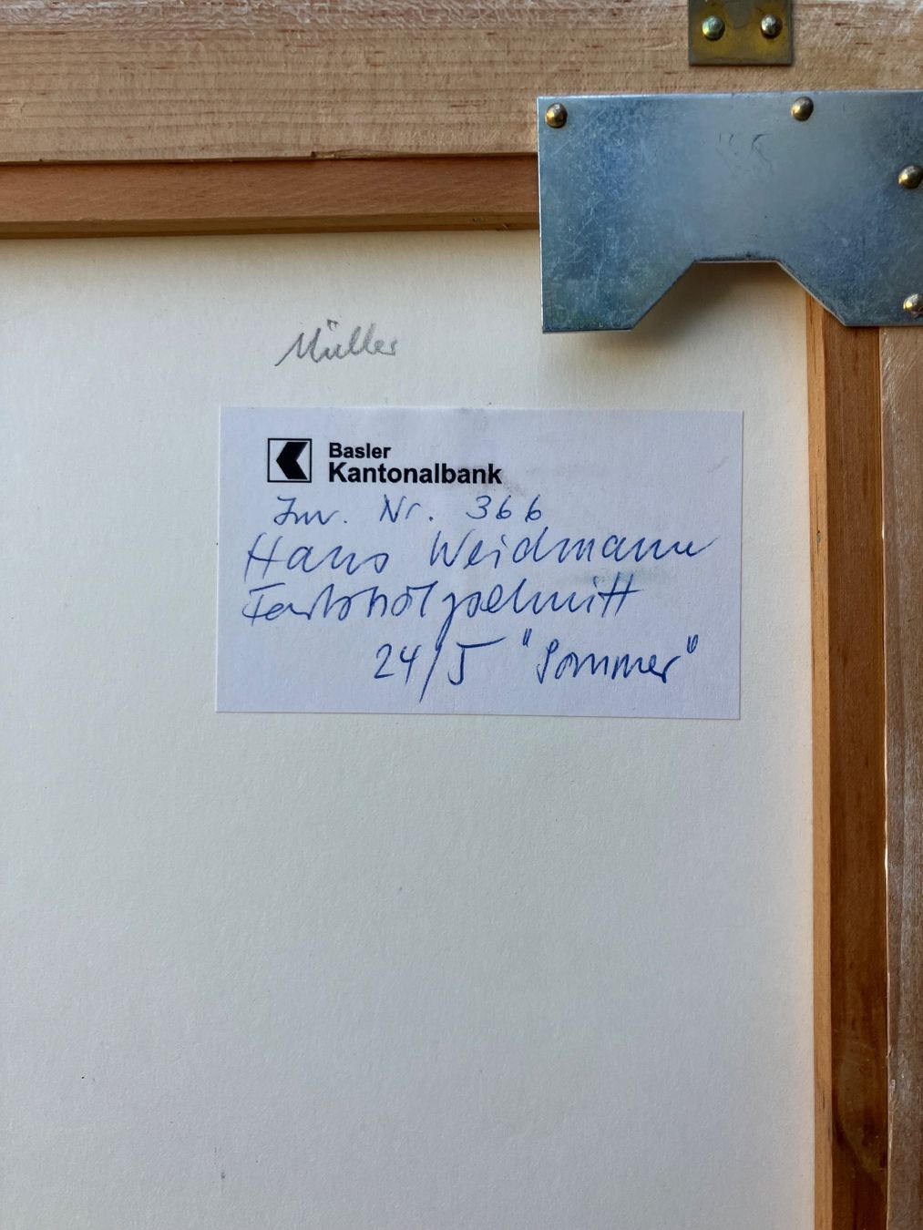 Holzschnitte: Farbholzschnitt von Hans Weidmann – Gebraucht aus Wetzikon ZH von artefix 2