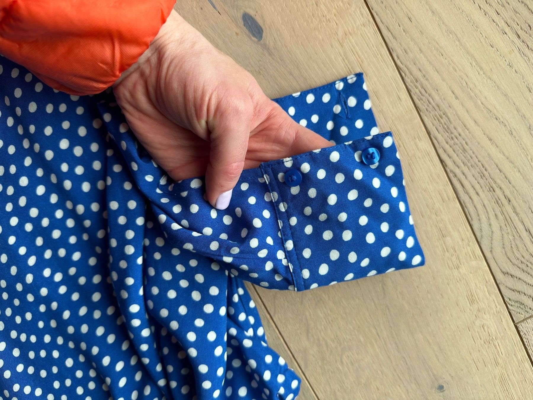 H&M Kleider: H&M blue polka dot dress, size M – Neu (gemäss Beschreibung) aus Zug von Nat.yushkevich 7
