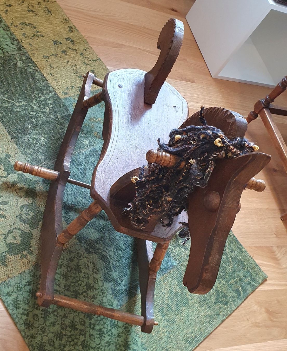 Jouets: antikes Schaukelpferd Holz braun  – D'occasion à Gossau SG par ush_db7j 4
