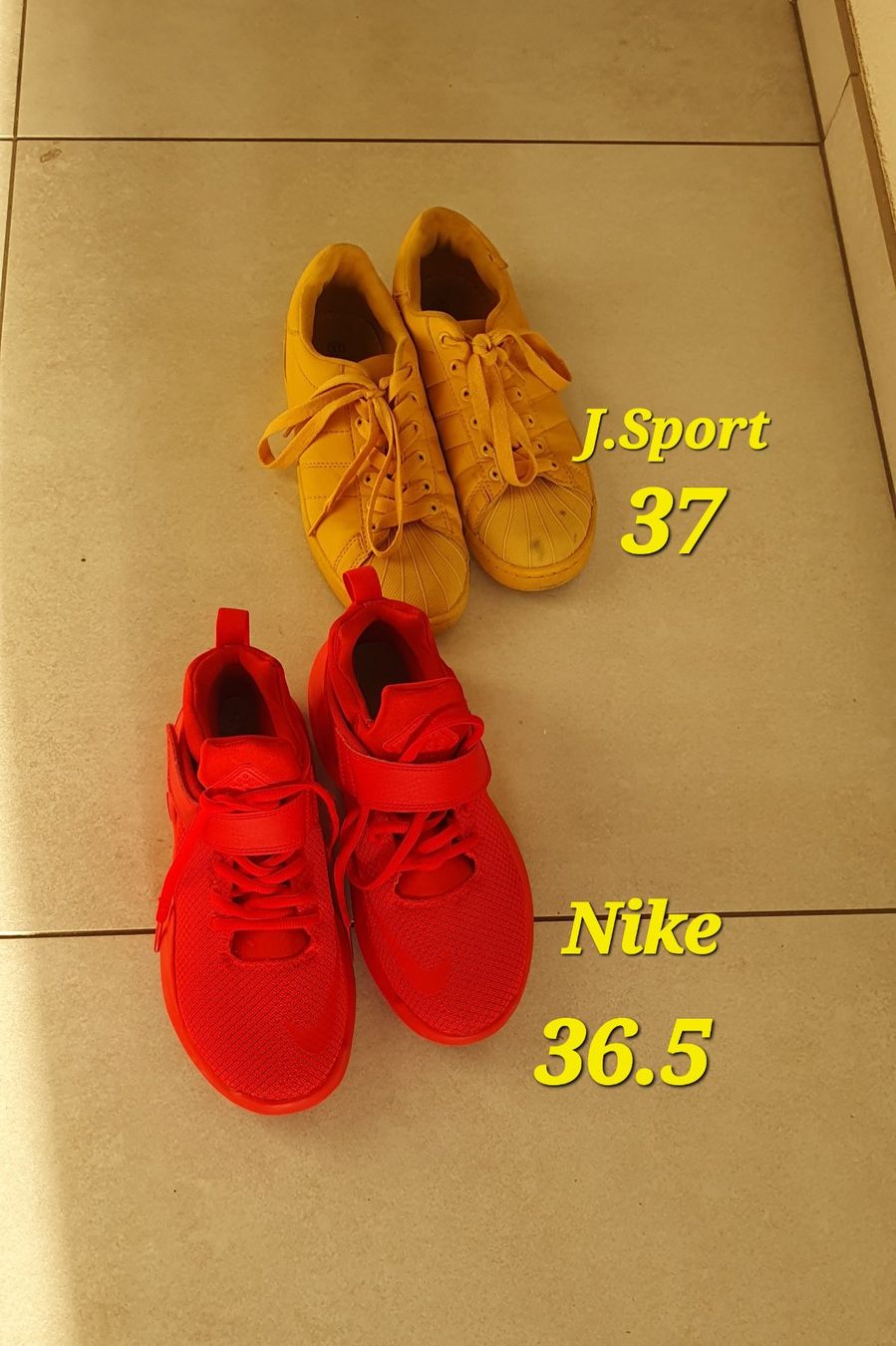 Nike Scarpe da uomo: Chaussures Nike 36.5 + J.Sport 37 – Usato da Servion venduto da meno999