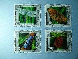 2002 Insekten ET Vollstempel 1061-1064