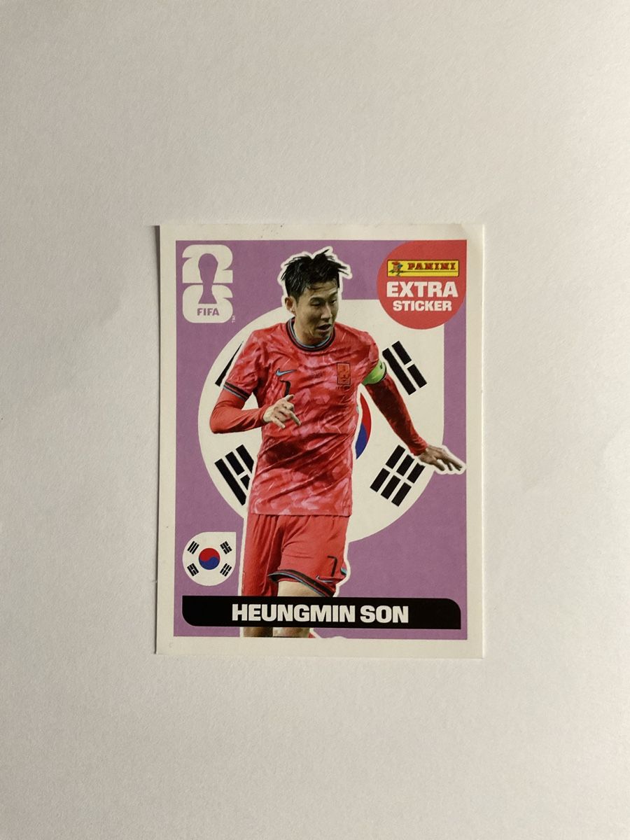 Panini Carte collezionabili: Panini EXTRA Heungmin Son sticker WM 2026 – Nuovo (secondo la descrizione) da Appenzell venduto da isa_qt76