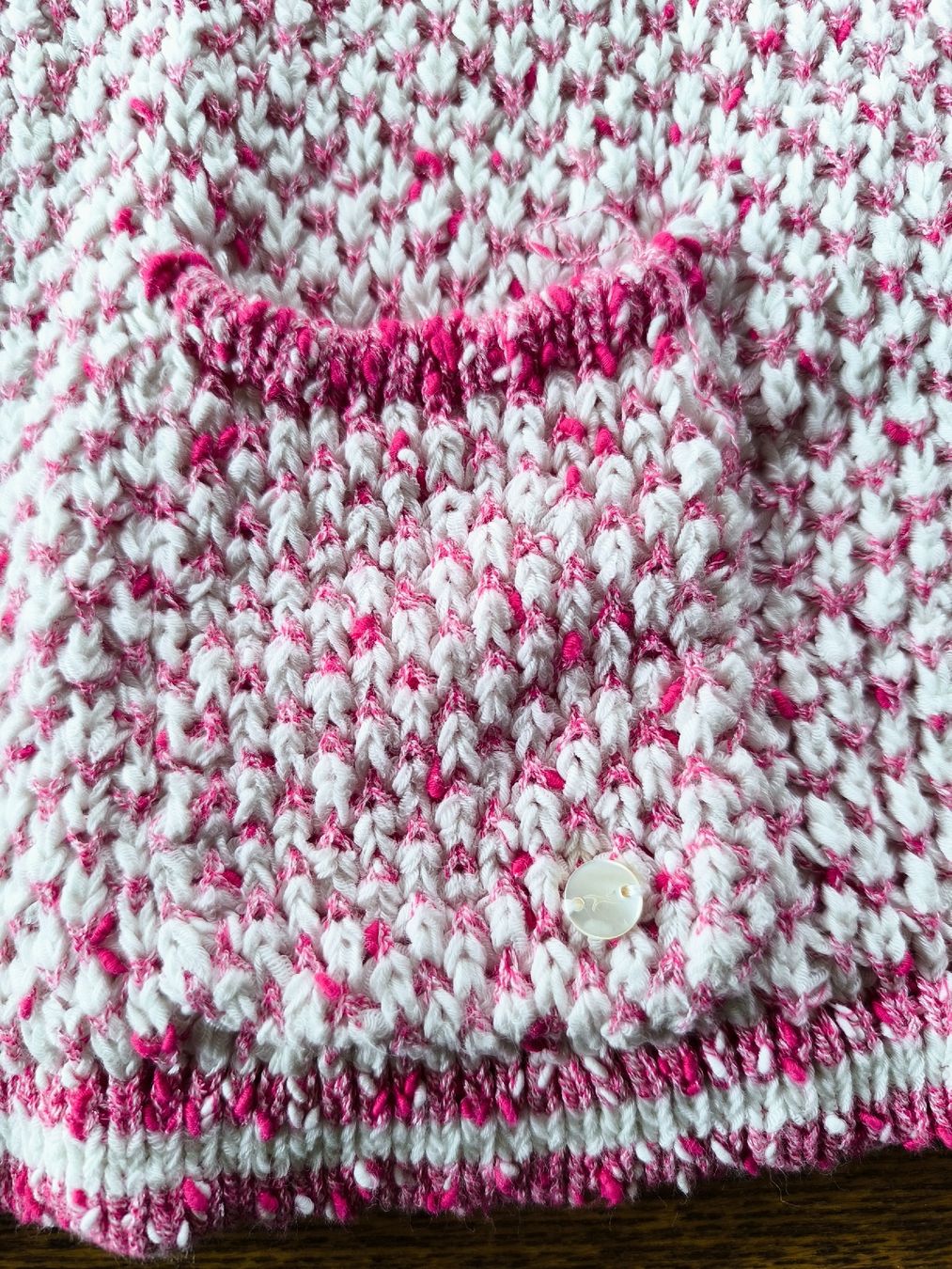 Brax Giacche: Brax Strickjacke Gr. 40, Pink/Weiss, – Usato da Schaffhausen venduto da gab_v5qf 3