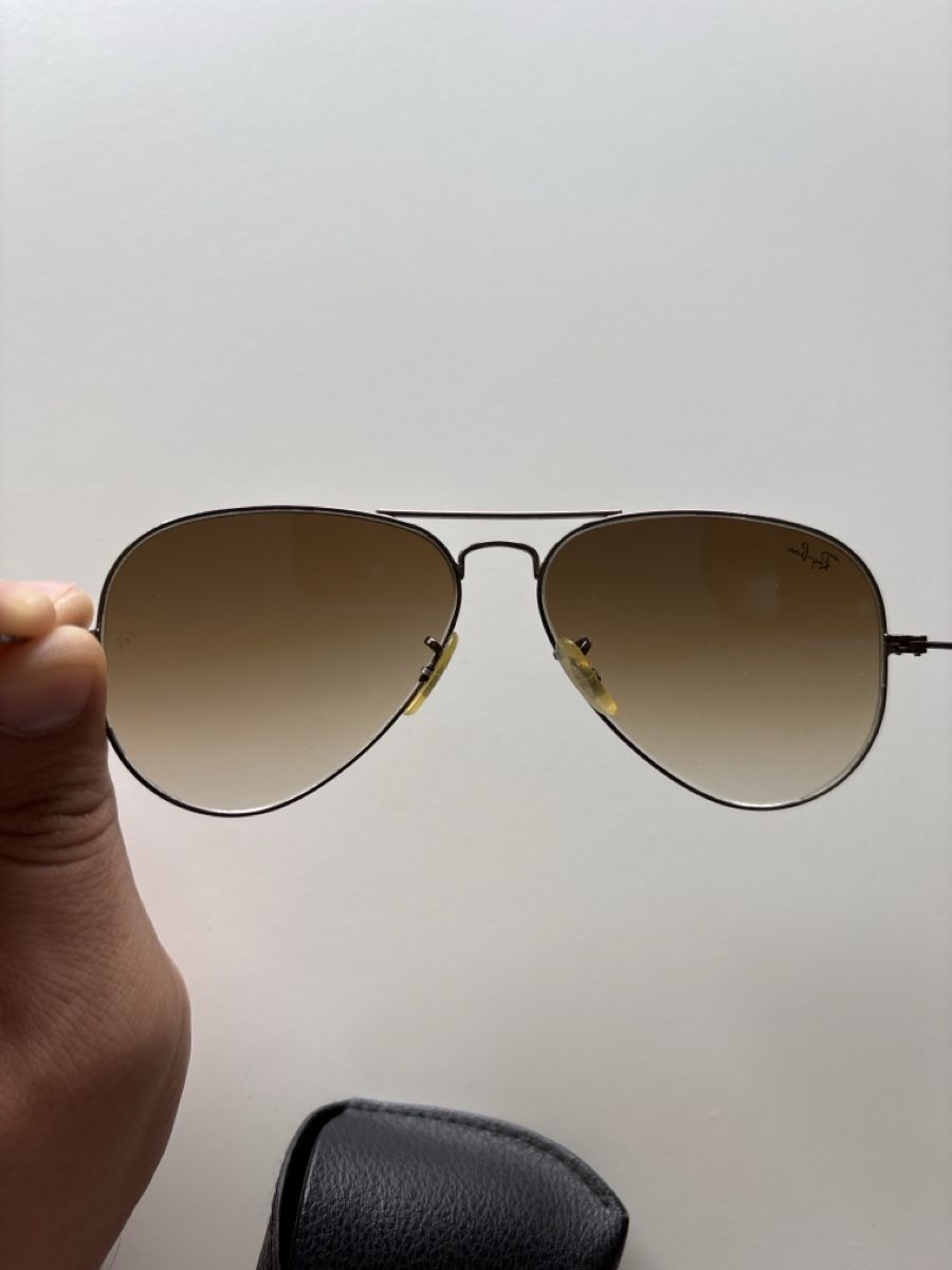 Ray-Ban Occhiali & Lenti: Ray-Ban Aviator Sunglasses Brown Gradient Lenses – Usato da Zürich venduto da gmavrom 2
