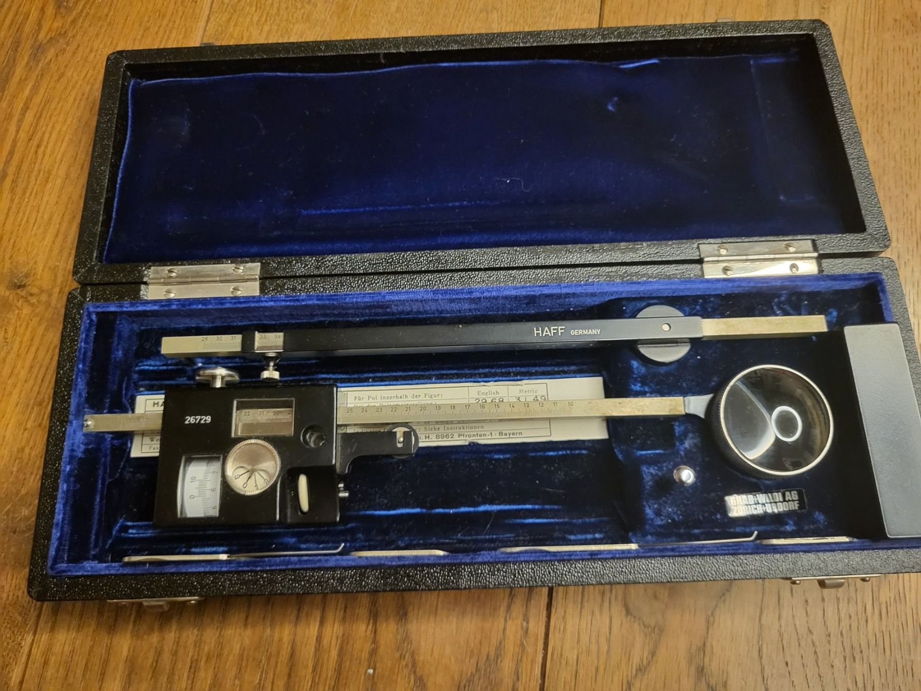 Messen: HAFF Planimeter 315, Messinstrument, Vintage – Gebraucht aus Sonceboz-Sombeval von ant_cd5j 3