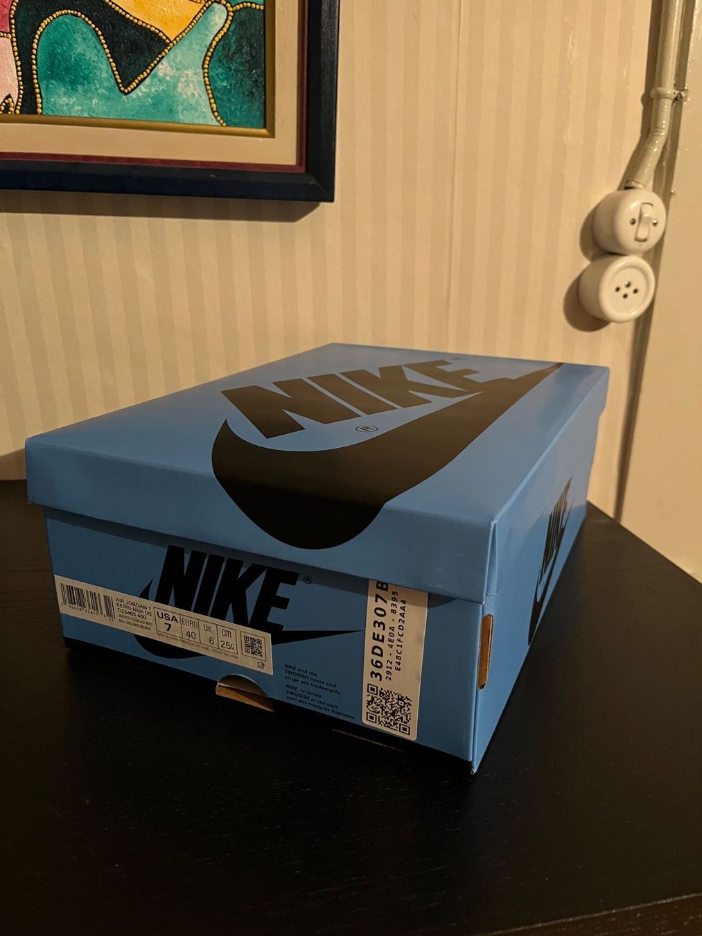 Jordan Scarpe da uomo: Nike Jordan 1 - UNC Toe - 40 (7US) – Nuovo e nell'imballaggio originale da Erlach venduto da migdep985 1