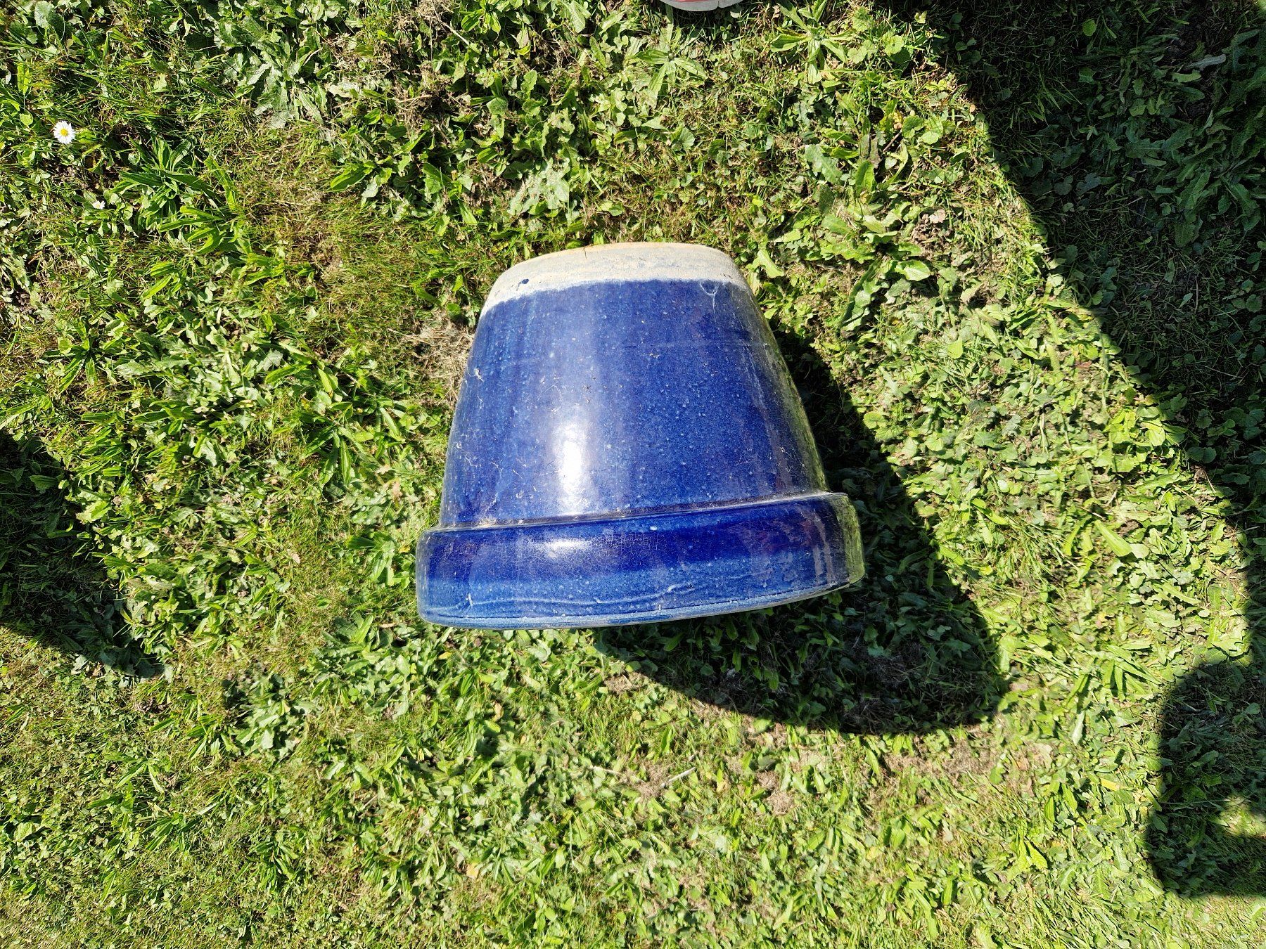 Vasi per fiori: Blumen Topf Blau Bent – Usato da Niederbipp venduto da Trude04 4