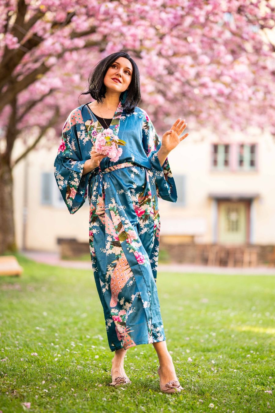 Kimonos: Floral Kimono Robe Babeyond S – Gebraucht aus Mägenwil von VintageGirly