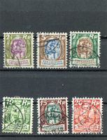 FL 1924/8 Nr. 64-69 gestempelt