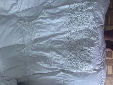 Chemise blanche dentelle femme taille M occasion