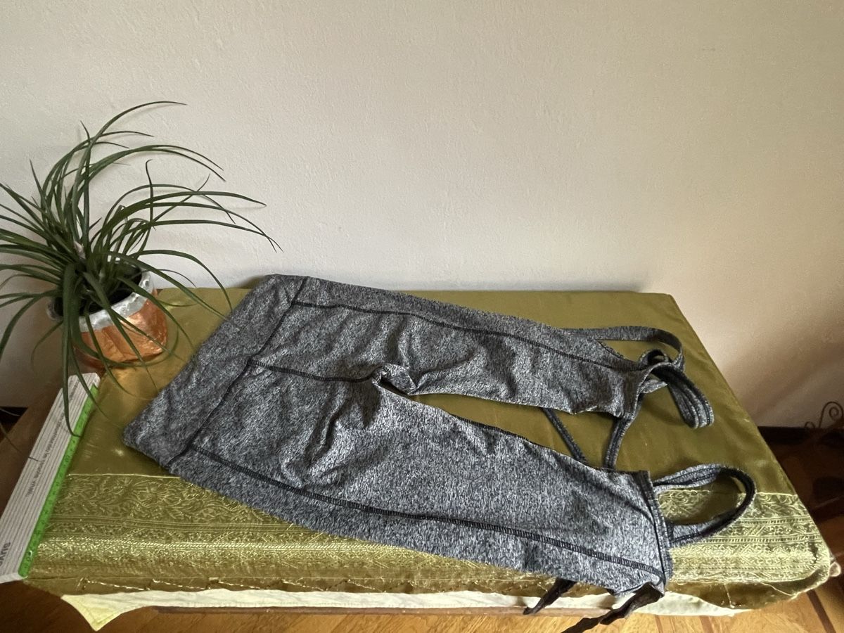 Leggings: Leggings grigi con lacci – Gebraucht aus Quinto von Arpe11 4