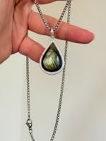 Pendentif Labradorite  - Élégant & Unique