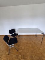 Tisch Sedus weiss mit Rollen 200x100cm + 2 Stühle s. Foto
