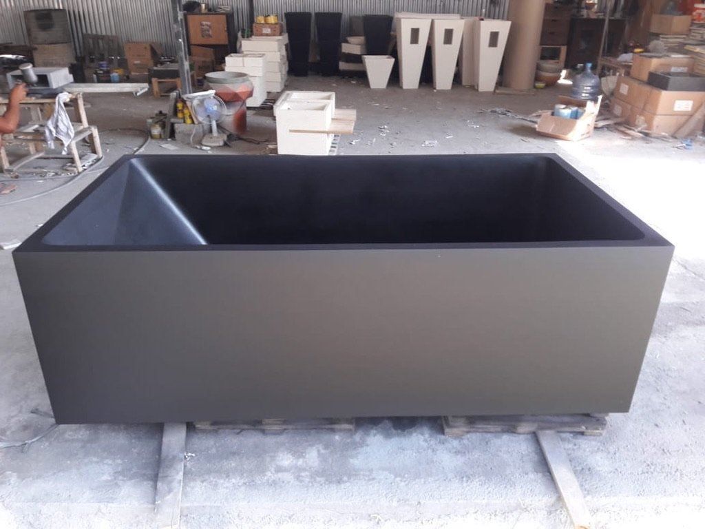 Vasche da bagno: Badewanne Freistehend Wanne Spa Terrazzo – Nuovo e nell'imballaggio originale da Daisendorf venduto da Wohn-Kult 3