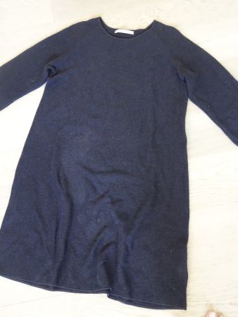 Kleid Strickkleid dunkelblau Gr. 44