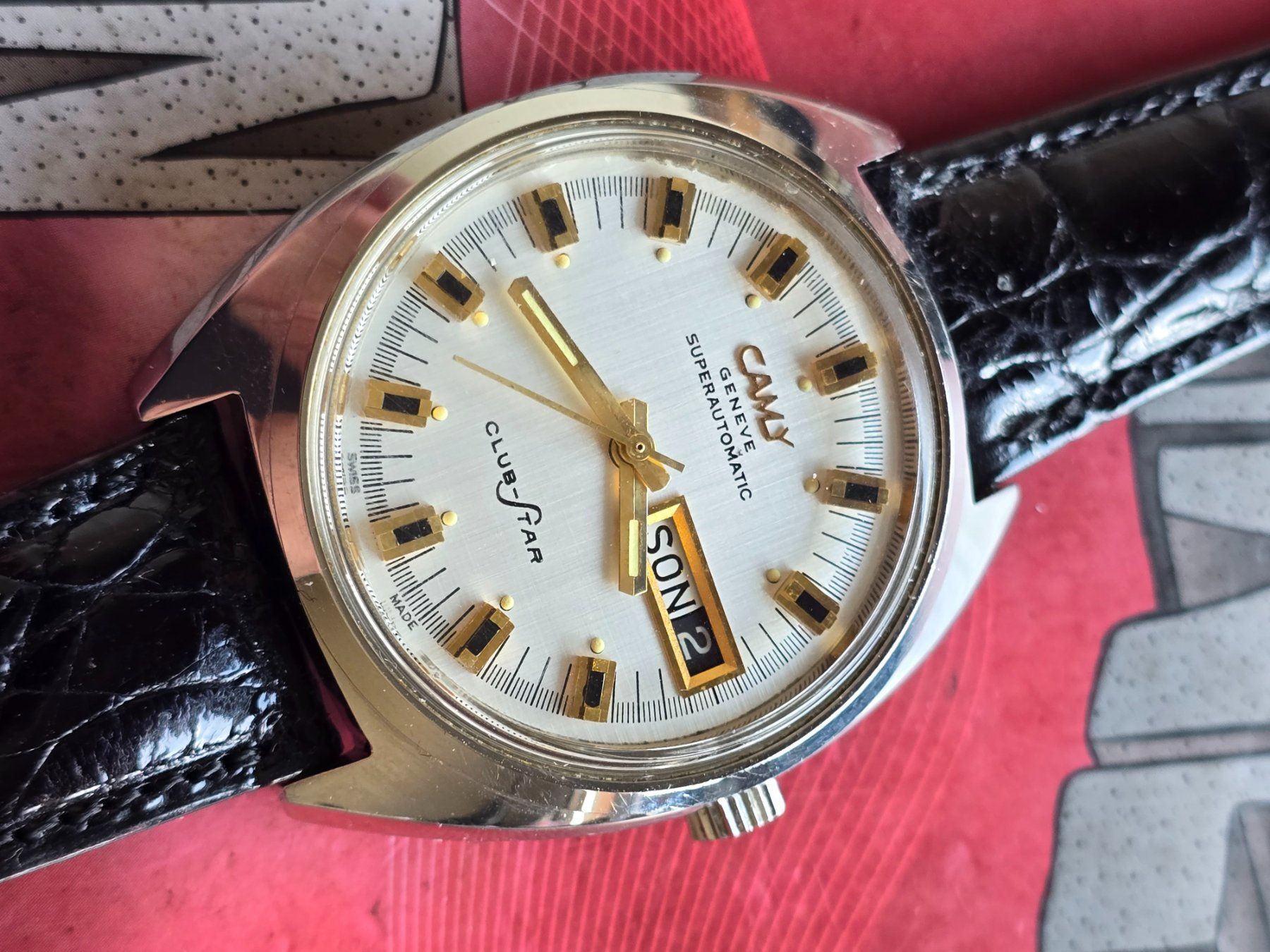Uhren: 397 Camy Superautomatic Club-Star day date wunderschoen – Gebraucht aus Muri AG von Corredor 8