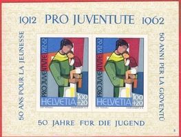 (KOPIE)   1962  Pro Juventute  Block Nr.18  ** Postfrisch **