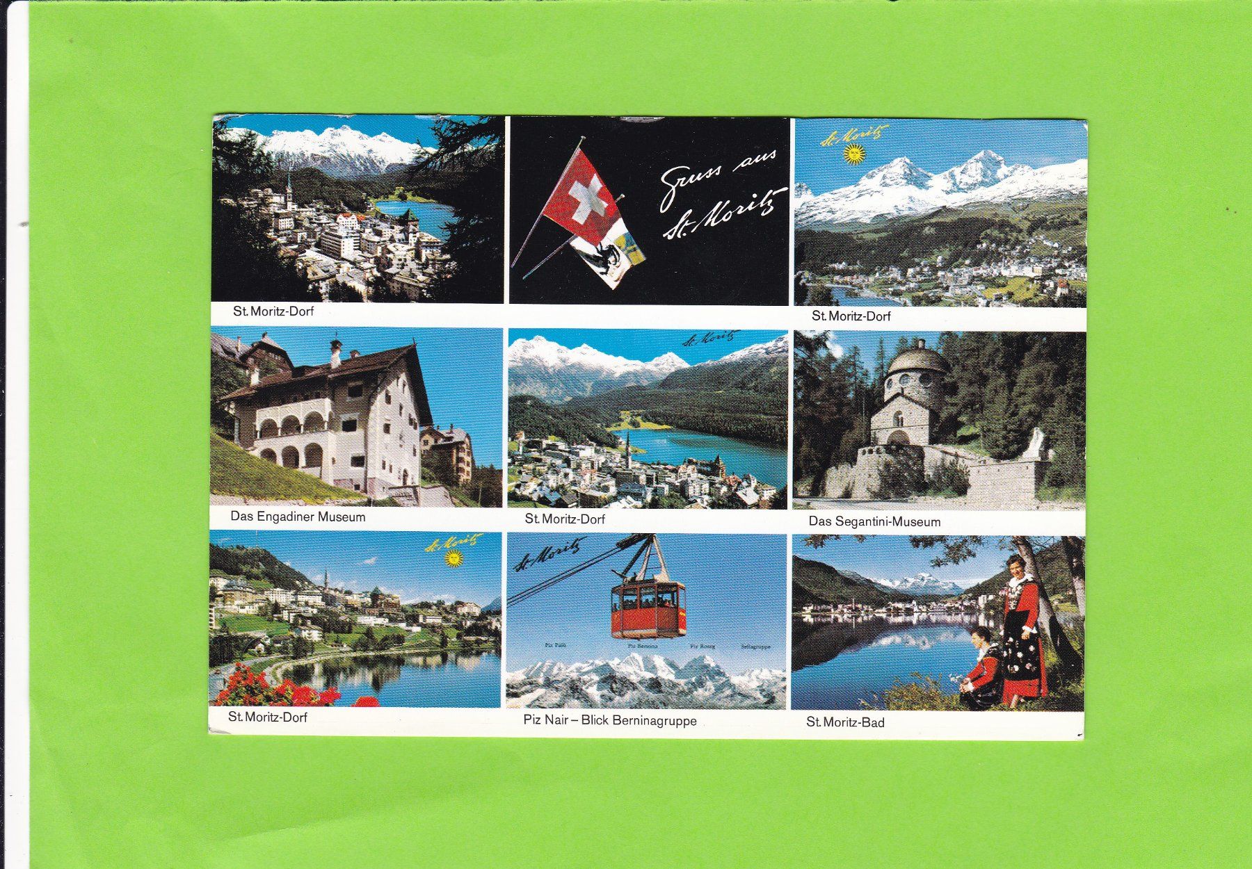 Ansichtskarten: Gruss aus St. Moritz – Gebraucht aus St. Peterzell von neckertal
