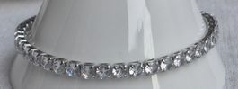 Bracciale da donna con zirconi cubici color argento