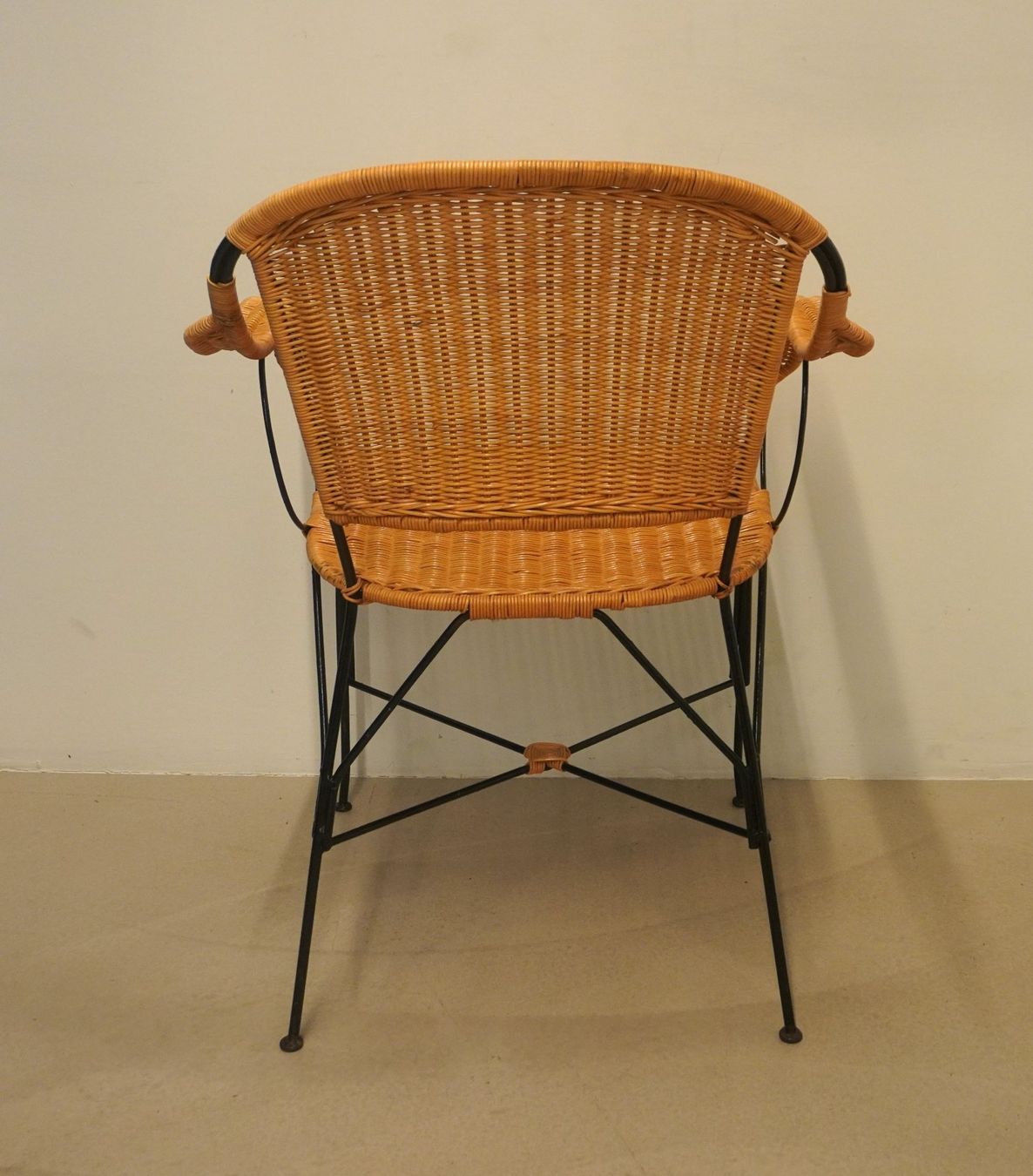 Stühle: Korbsessel/Korbstuhl (HE85) – Gebraucht aus Basel von B.W.B. 2