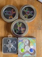 5x Fidget Spinner Set Keramik Hybrid LED neu in Verpackung