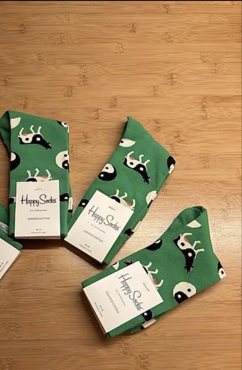 Happy Socks Calze: Happy Socks Yin-Yang-Kuh-Design – Nuovo (secondo la descrizione) da Herisau venduto da Usuperman 2